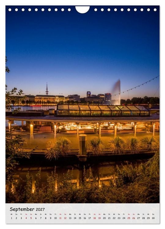 Produktbild: Hamburg - Hanseatische Eleganz (Wandkalender 2027 DIN A4 hoch), CALVENDO Monatskalender