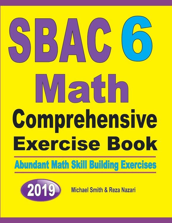 Produktbild: SBAC 6 Math Comprehensive Exercise Book