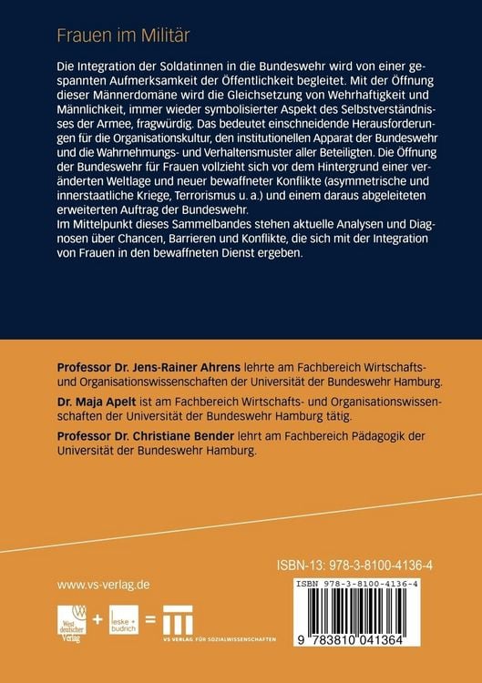 Produktbild: Frauen im Milit&auml;r