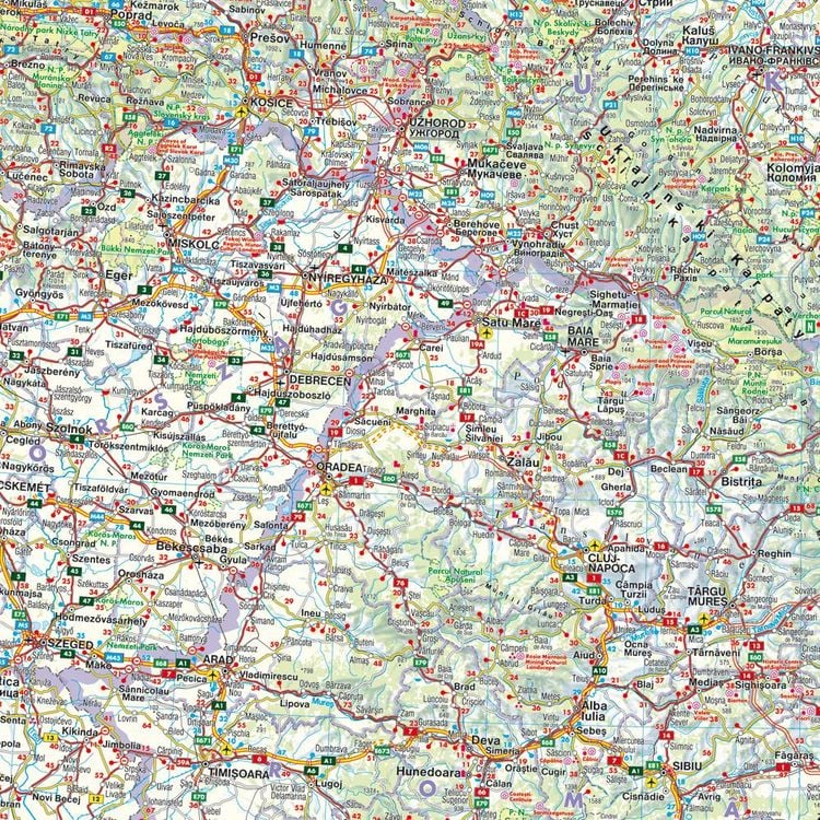 Balkan - Südosteuropa, Straßenkarte 1:2.000.000, freytag & berndt