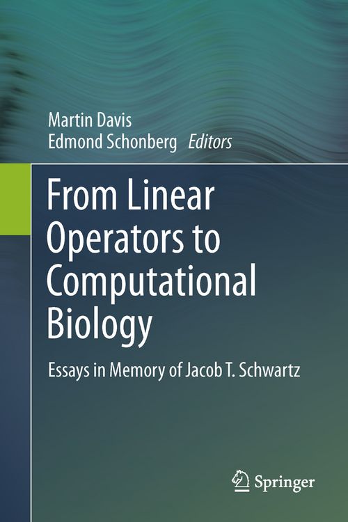 Produktbild: From Linear Operators to Computational Biology