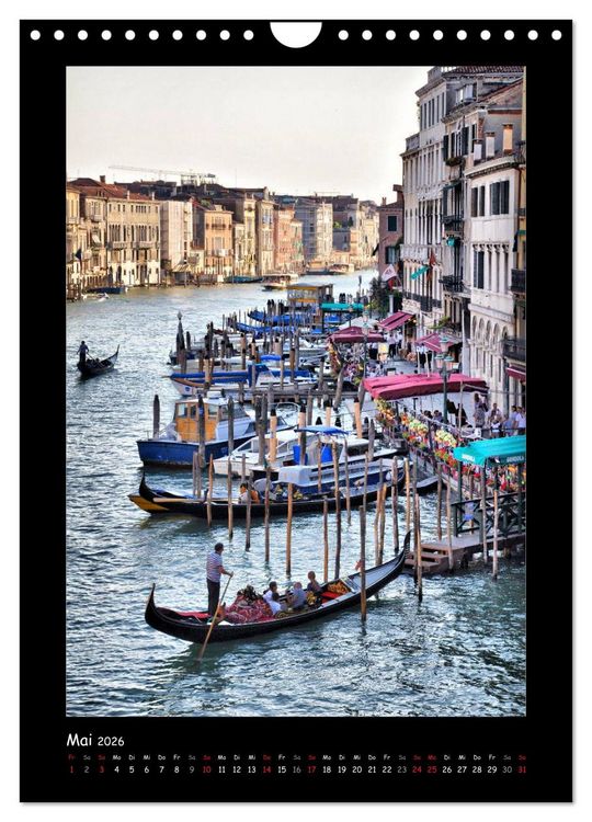 Produktbild: Venedig (Wandkalender 2026 DIN A4 hoch), CALVENDO Monatskalender
