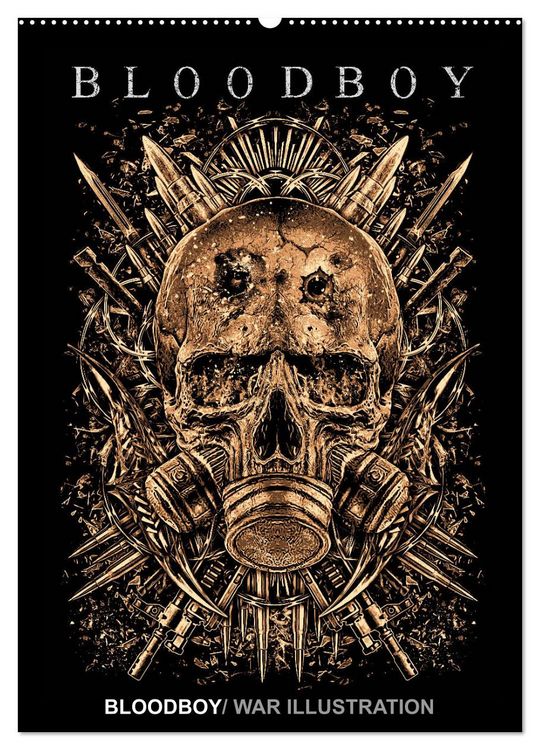 Produktbild: BLOODBOY/WAR ILLUSTRATION (Wandkalender 2026 DIN A2 hoch), CALVENDO Monatskalender