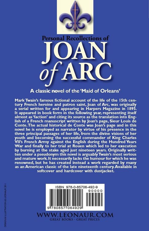 Produktbild: Personal Recollections of Joan of Arc
