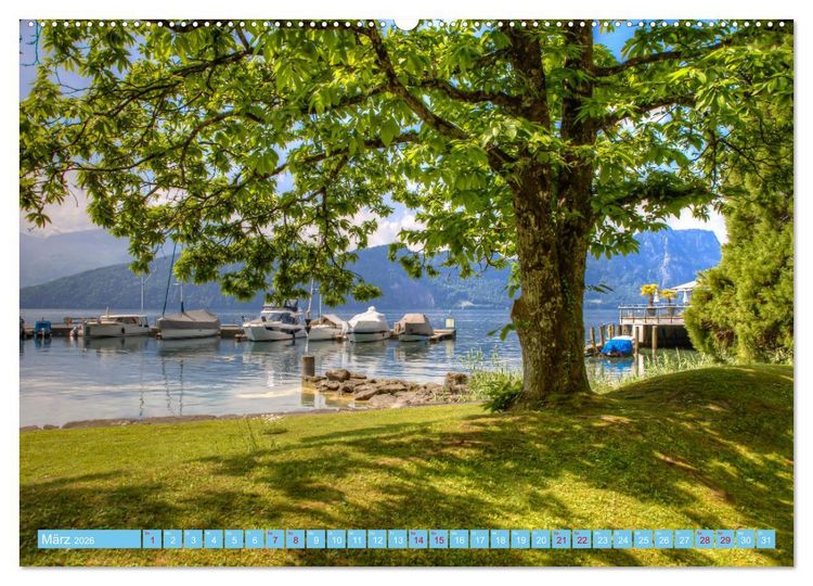 Produktbild: Vierwaldst&auml;ttersee (hochwertiger Premium Wandkalender 2026 DIN A2 quer), Kunstdruck in Hochglanz
