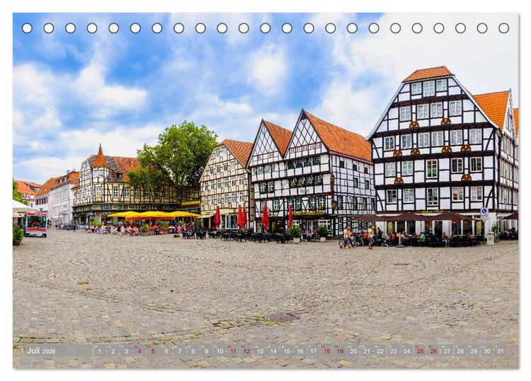 Produktbild: Ein Blick auf die Hansestadt Soest (Tischkalender 2026 DIN A5 quer), CALVENDO Monatskalender