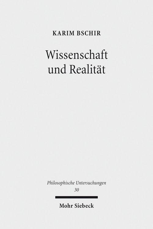 Produktbild: Wissenschaft und Realit&auml;t