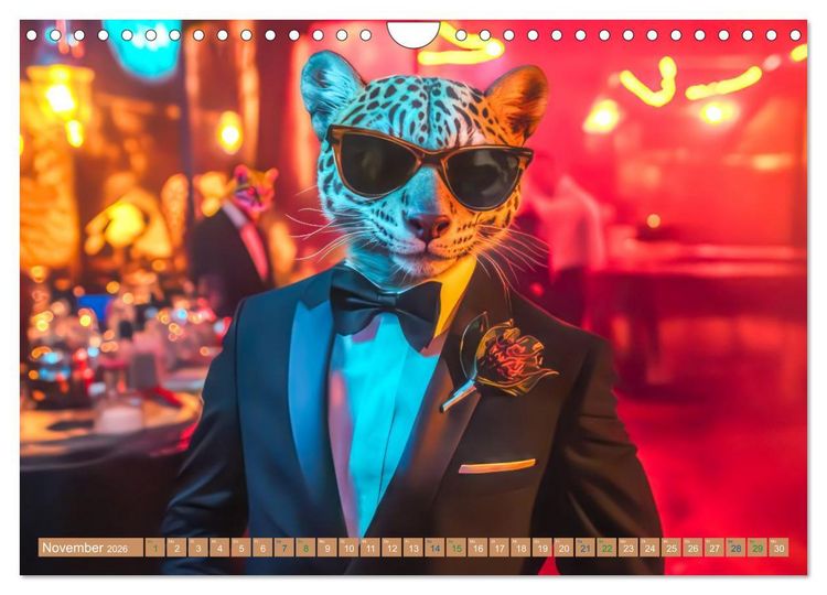 Produktbild: Tiere wollen Spa&szlig; - Humorwerke (Wandkalender 2026 DIN A4 quer), CALVENDO Monatskalender