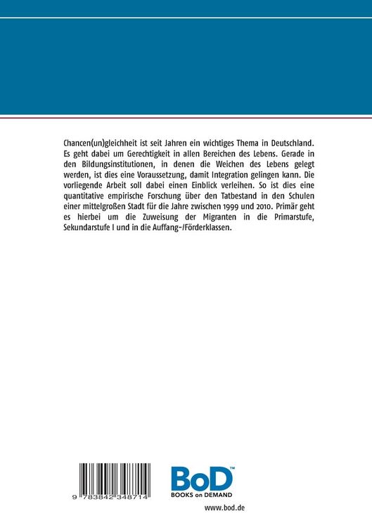 Produktbild: Chancen(un)gleichheit in der Schule