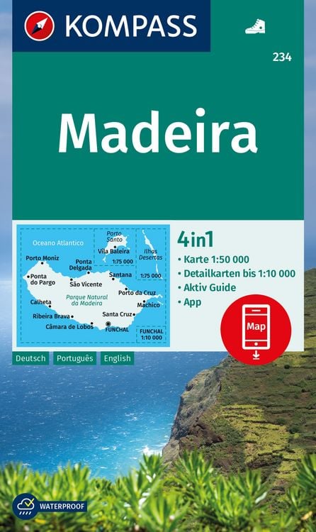 Bild vom Artikel KOMPASS Wanderkarte 234 Madeira 1:50.000 vom Autor 