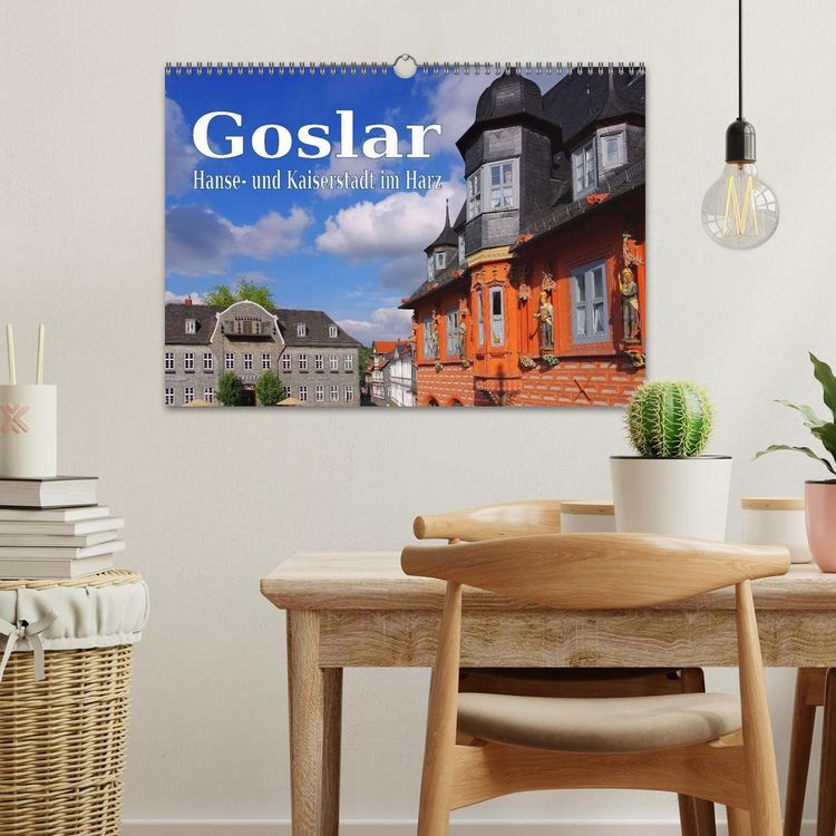 Produktbild: Goslar - Hanse- und Kaiserstadt im Harz (Wandkalender 2026 DIN A3 quer), CALVENDO Monatskalender