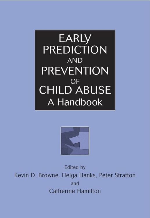 Produktbild: Early Prediction and Prevention of Child Abuse