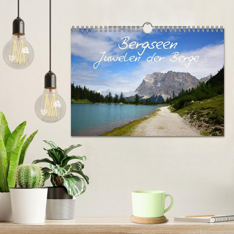 Produktbild: Bergseen - Juwelen der Berge (Wandkalender 2026 DIN A4 quer), CALVENDO Monatskalender