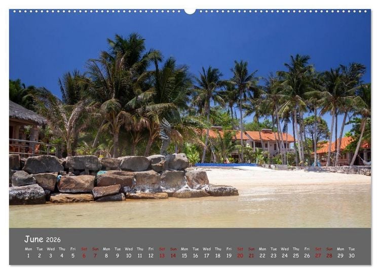 Produktbild: Vietnam`s most beautiful beaches (Wall Calendar 2026 DIN A2 landscape), CALVENDO 12 Month Wall Calendar