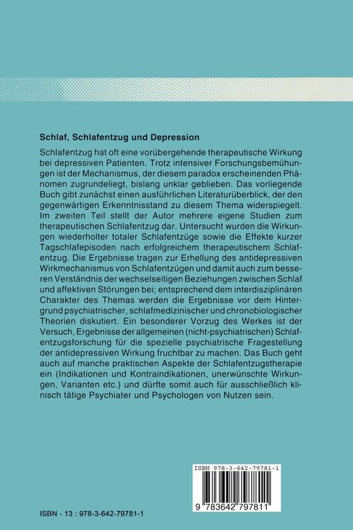 Produktbild: Schlaf, Schlafentzug und Depression