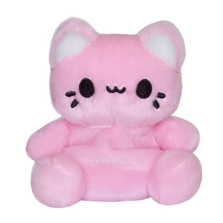Produktbild: Aurora 44535 - Tasty Peach Strawberry Meowchi Palm Pals, rosa, Pl&uuml;schtier, ca.13 cm
