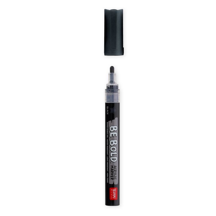 Produktbild: Legami Acryl-Dekostift - Be Bold - Schwarz