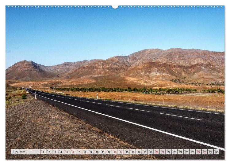 Produktbild: Fuerteventura Sand und bunte Farben (Wandkalender 2026 DIN A2 quer), CALVENDO Monatskalender