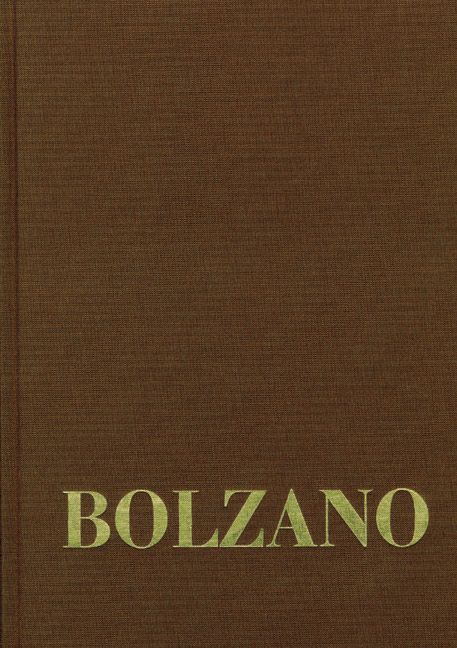 Produktbild: Bernard Bolzano Gesamtausgabe / Reihe III: Briefwechsel. Band 5,1: Briefe an Josef Sommer und andere