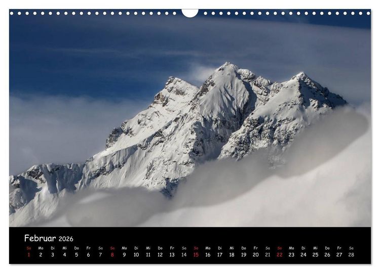 Produktbild: Die Surselva - das B&uuml;ndner Oberland (Wandkalender 2026 DIN A3 quer), CALVENDO Monatskalender