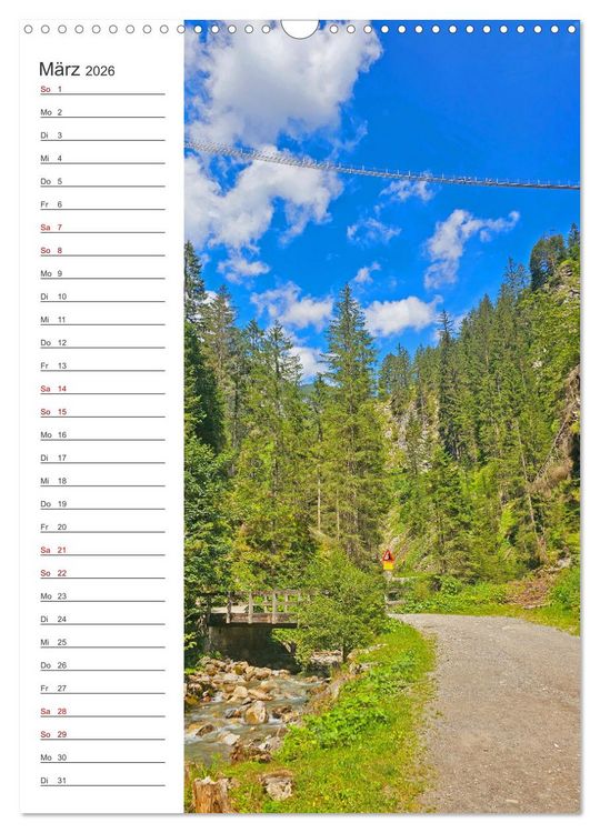 Produktbild: Auf dem Lechradweg - Zwischen Formarinsee und Landsberg am Lech (Wandkalender 2026 DIN A3 hoch), CALVENDO Monatskalender