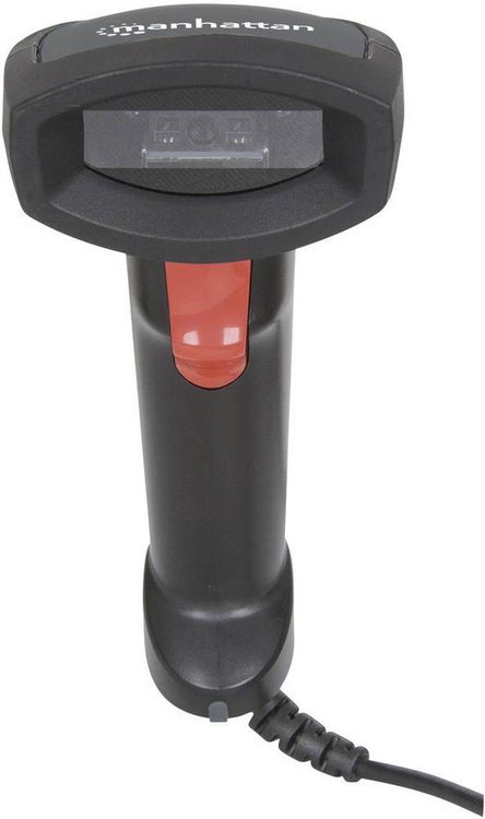 Produktbild: Manhattan 178433 USB-Kit Barcode-Scanner Kabelgebunden 1D CCD Schwarz Hand-Scanner USB