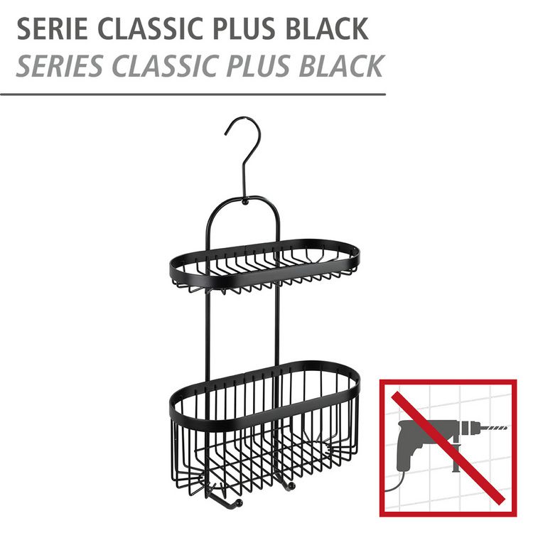 Produktbild: Bad-Caddy Classic Plus Black, mit hochwertigem Rostschutz