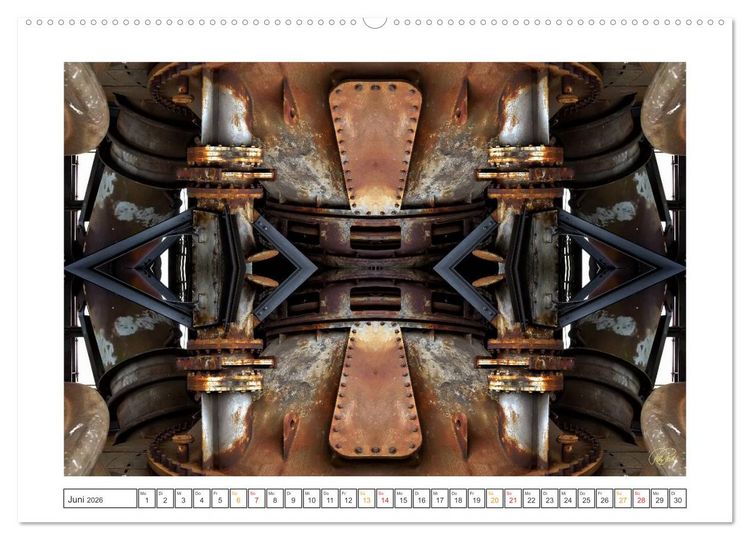 Produktbild: Faszination Spiegelung - Industrie und Technik (hochwertiger Premium Wandkalender 2026 DIN A2 quer), Kunstdruck in Hochglanz