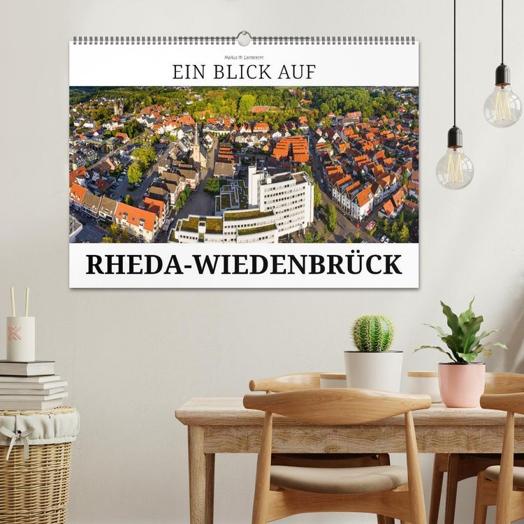 Produktbild: Ein Blick auf Rheda-Wiedenbr&uuml;ck (Wandkalender 2026 DIN A2 quer), CALVENDO Monatskalender