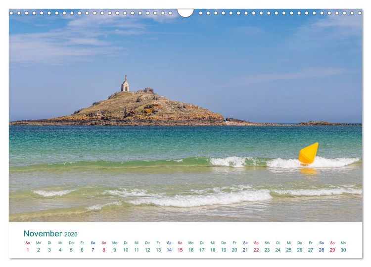 Produktbild: Smaragdk&uuml;ste C&ocirc;te d'&Eacute;meraude. Der malerische Norden der Bretagne (Wandkalender 2026 DIN A3 quer), CALVENDO Monatskalender