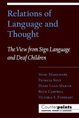 Produktbild: Relations of Language and Thought