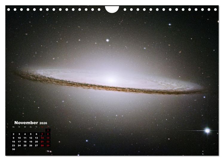 Produktbild: Hubble - 35 Jahre atemberaubende Aufnahmen (Wandkalender 2026 DIN A4 quer), CALVENDO Monatskalender