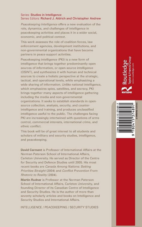 Produktbild: Peacekeeping Intelligence