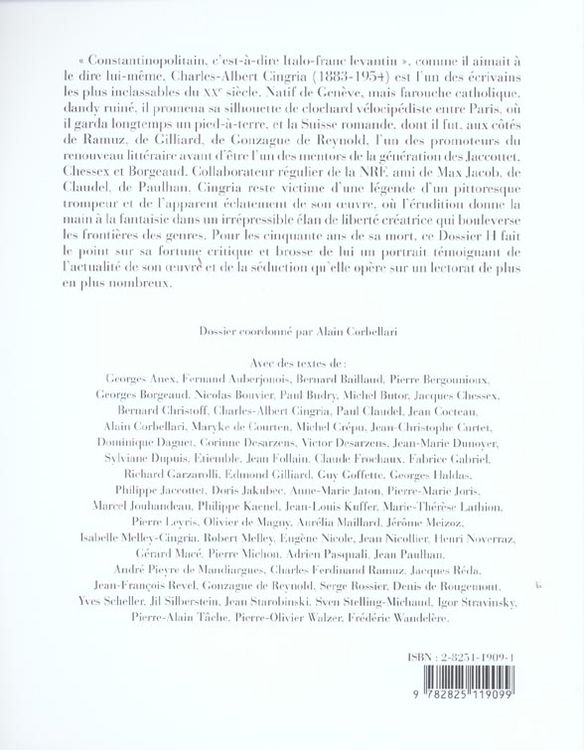 Produktbild: Charles-Albert Cingria