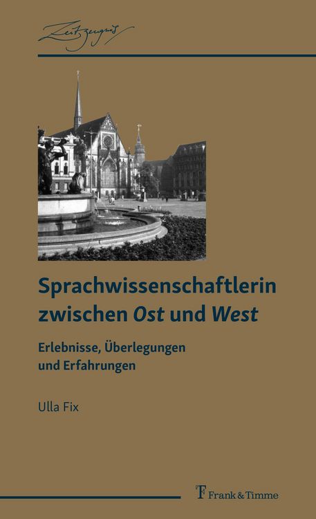 Produktbild: Sprachwissenschaftlerin zwischen Ost und West