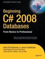Produktbild: Beginning C# 2008 Databases