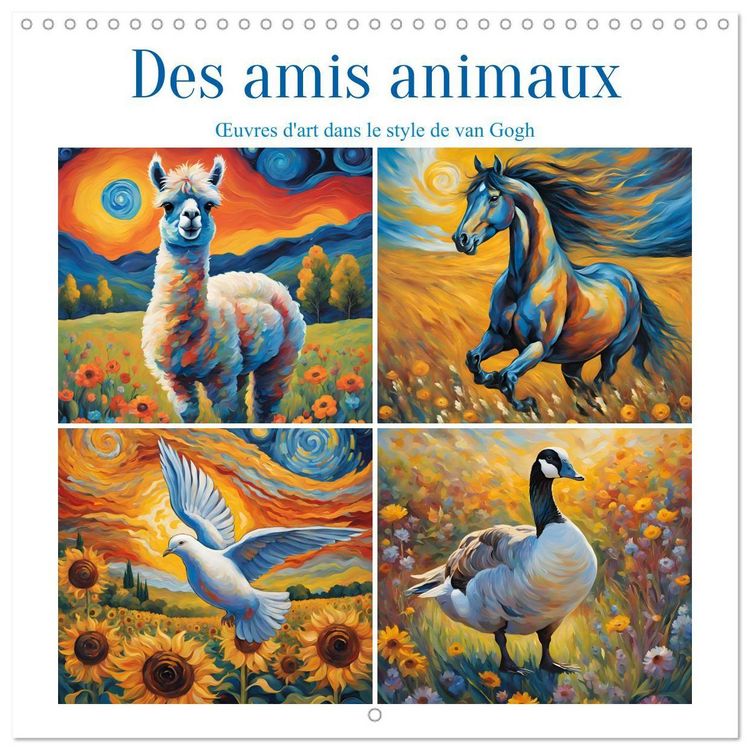 Produktbild: Heiland, S: Des amis animaux (Calendrier mural carr&eacute; 2026 30