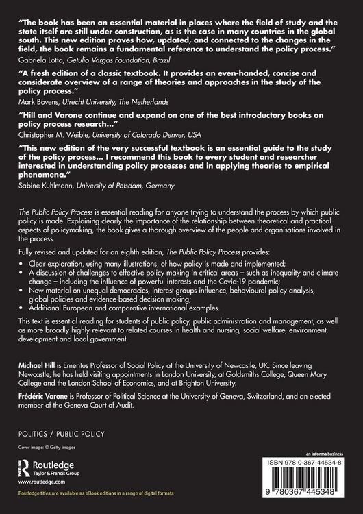 Produktbild: The Public Policy Process