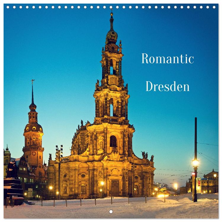 Produktbild: Romantic Dresden (Wall Calendar 2026 12 &times; 12 Inch) CALVENDO 12 Month Wall Calendar