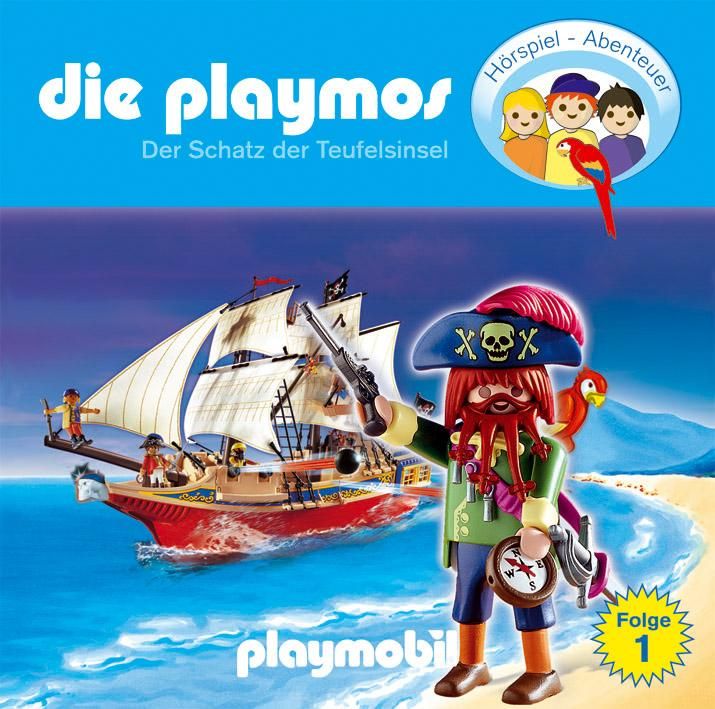 Produktbild: Die Playmos - Das Original Playmobil H&ouml;rspiel, Folge 1: Der Schatz der Teufelsinsel