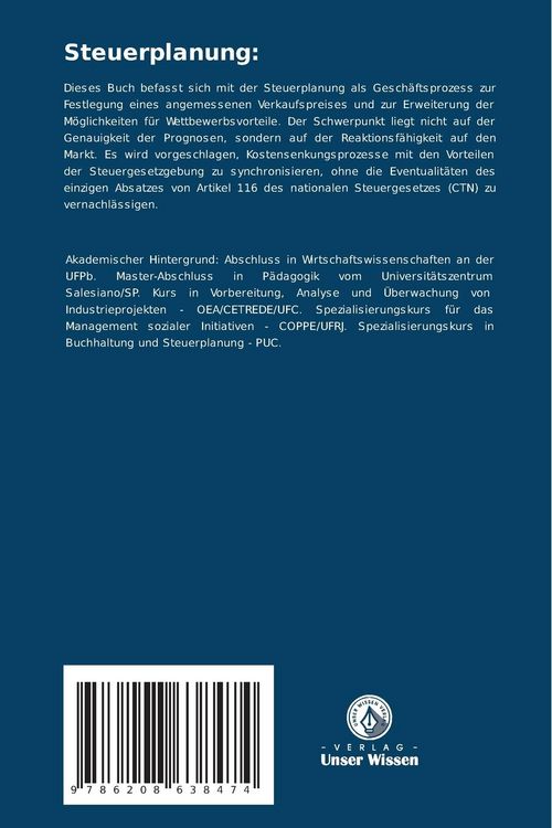 Produktbild: Steuerplanung: