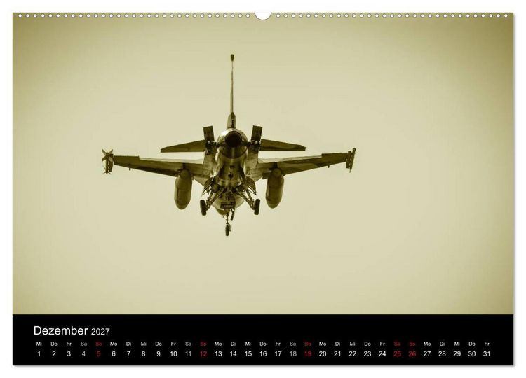 Produktbild: F-16 Fliegende Legende (Wandkalender 2027 DIN A2 quer), CALVENDO Monatskalender