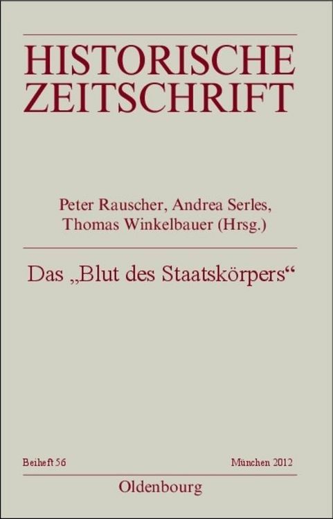 Produktbild: Das "Blut des Staatsk&ouml;rpers"