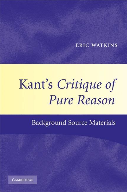 Produktbild: Kant's Critique of Pure Reason
