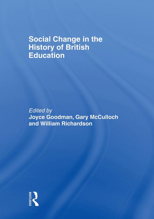 Produktbild: Social Change in the History of British Education
