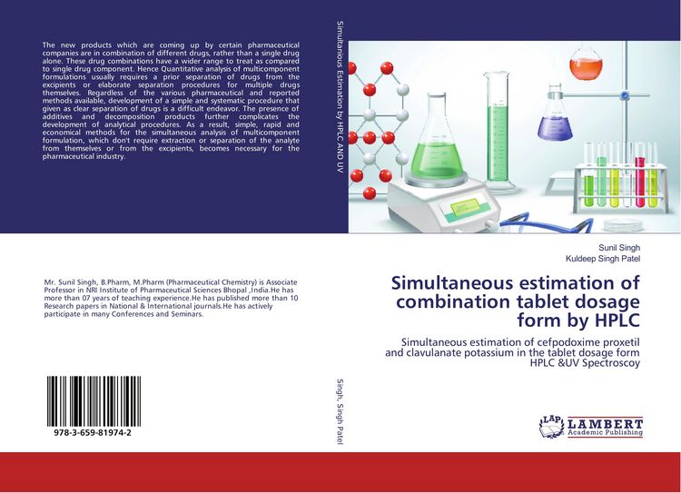 Produktbild: Simultaneous estimation of combination tablet dosage form by HPLC