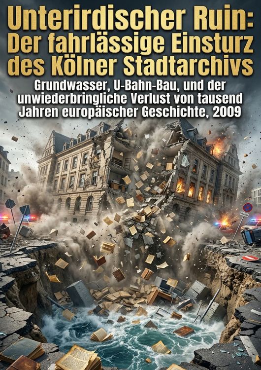 Produktbild: Unterirdischer Ruin: Der fahrl&auml;ssige Einsturz des K&ouml;lner Stadtarchivs