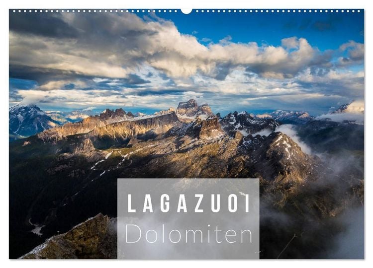 Produktbild: Lagazuoi Dolomiten (Wandkalender 2027 DIN A2 quer), CALVENDO Monatskalender