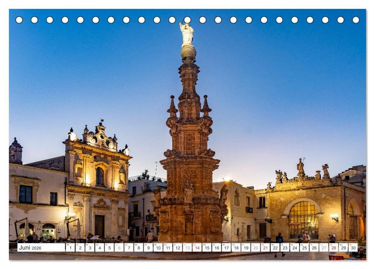 Produktbild: Italien - Apulien (Tischkalender 2026 DIN A5 quer), CALVENDO Monatskalender