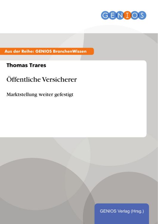 Produktbild: &Ouml;ffentliche Versicherer